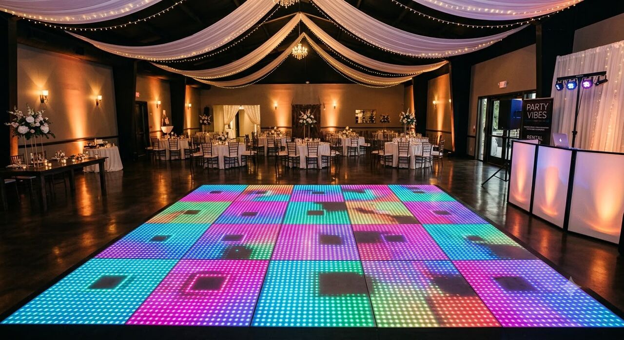 Sharjah, Event Planning, أرضيات رقص فاخرة للإيجار في الشارقة بتجهي