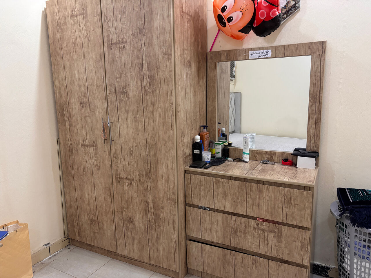 Al Aziziyah, Furniture, SAR 1400,  Queen Size Bed With Matress, Wardrobe, Dressing Table And Side Table