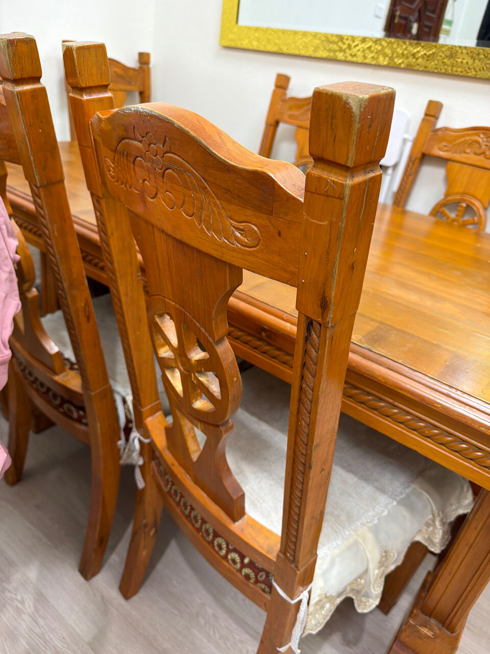 Jeddah, Furniture, SAR 700,  Six Seater Dining Tables Set Solid Wood