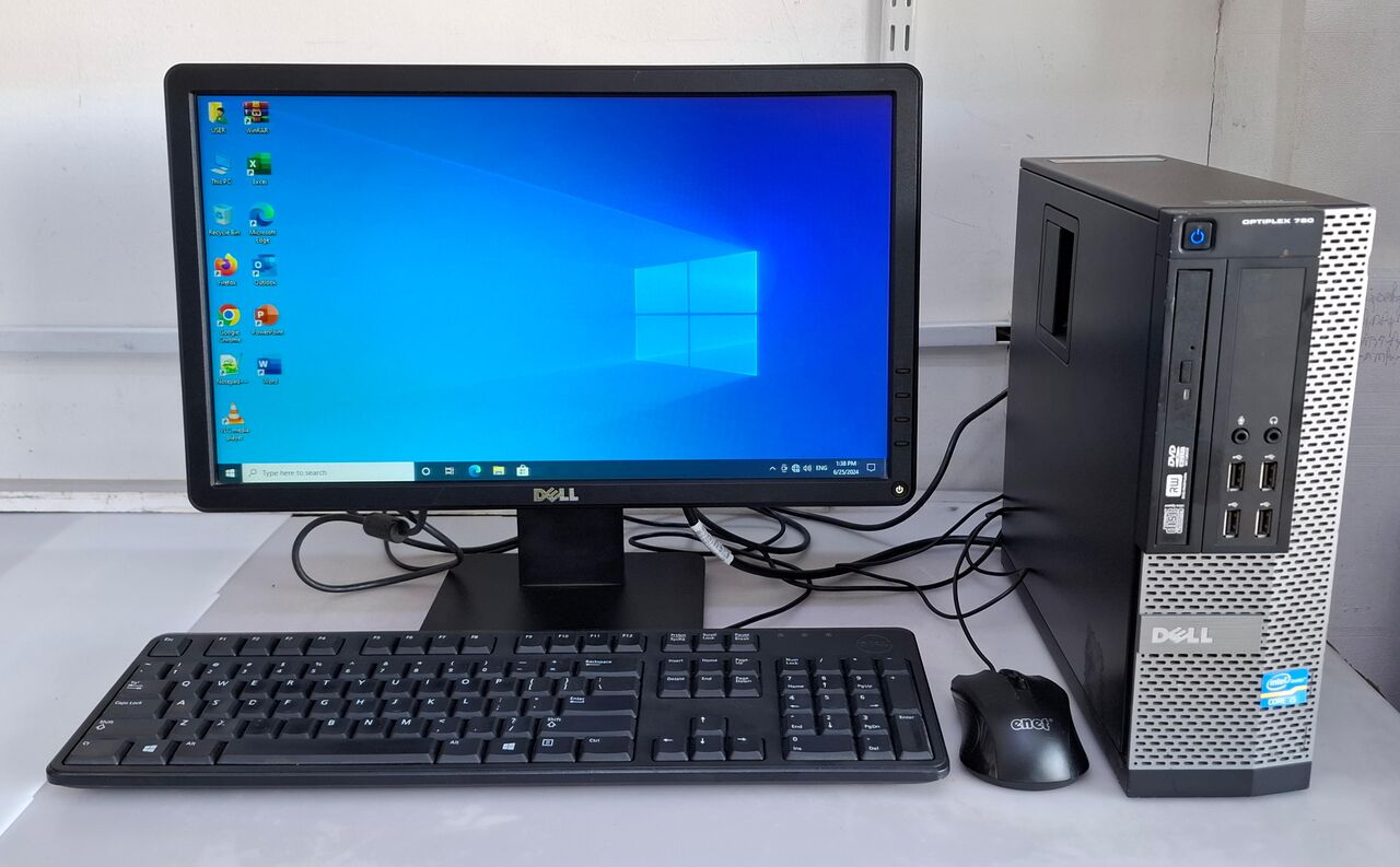 Muharraq, Electronics, BHD 52,  Special Offer DELL Intel Core I5 Computer Full Set DELL 19" HD Monitor 8GB RAM + 256GB SSD