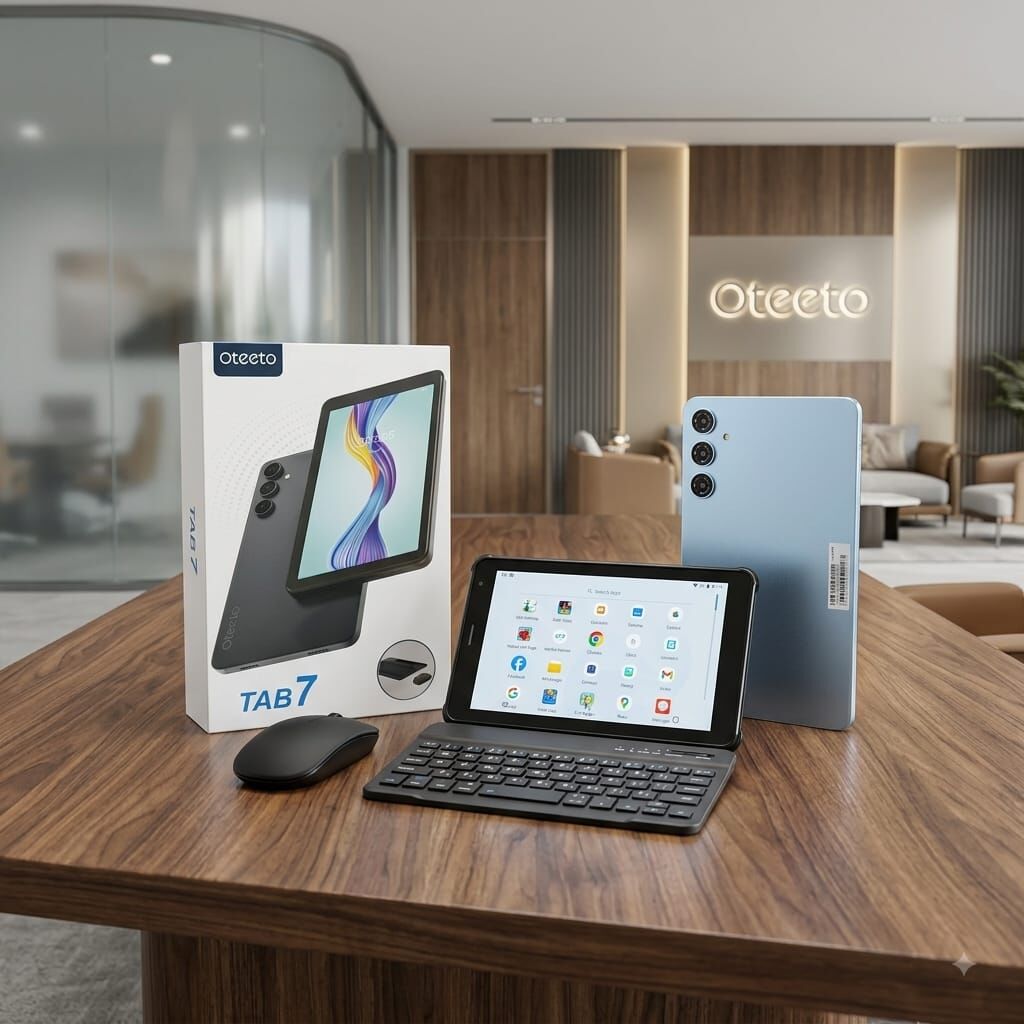 Manama, Computers, BHD 22,  New 7" Smart Android Tablet 8GB RAM + 256GB Storage FREE Cover, Keyboard & Mouse