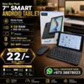 BHD 22,  New 7" Smart Android Tablet 8GB RAM + 256GB Storage FREE Cover, Keyboard & Mouse