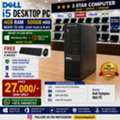 BHD 27,  DELL I5 Computer 4GB Ram 500GB HDD Win & Office Ready To Use FREE Keyboard & Mouse