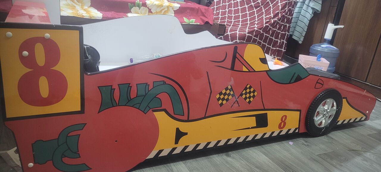 Riyadh, Furniture, SAR 400,  Children Car 🚗 Bed Excellent Condition