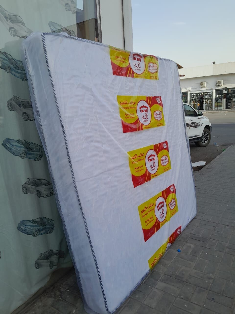 Riyadh, Furniture, SAR 1500,  Bedroom Mattress Wooden Cot Steel Cot Cabinet Window Curtain Rolls
