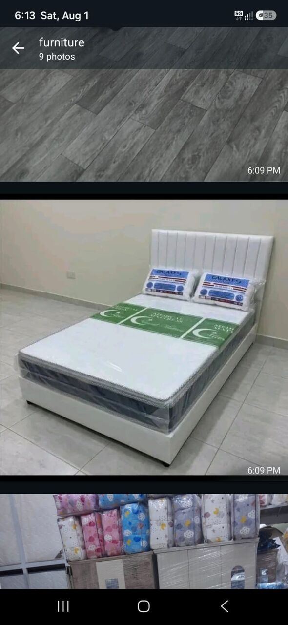 Riyadh, Furniture, SAR 1500,  Bedroom Mattress Wooden Cot Steel Cot Cabinet Window Curtain Rolls