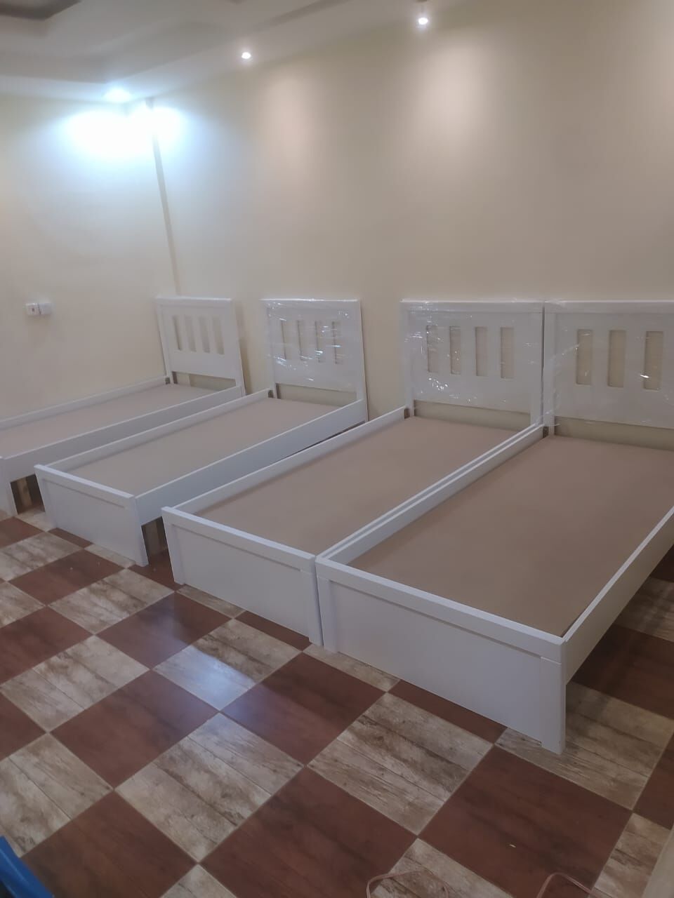 Riyadh, Furniture, SAR 1500,  Bedroom Mattress Wooden Cot Steel Cot Cabinet Window Curtain Rolls