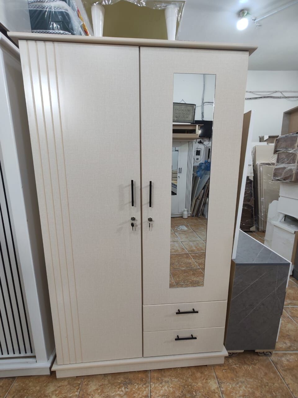Riyadh, Furniture, SAR 1500,  Bedroom Mattress Wooden Cot Steel Cot Cabinet Window Curtain Rolls