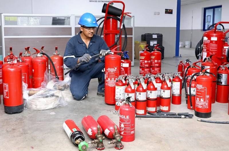 Riyadh, Construction, Fire Alarm, Fire Fighting & Extinguisher Solutions