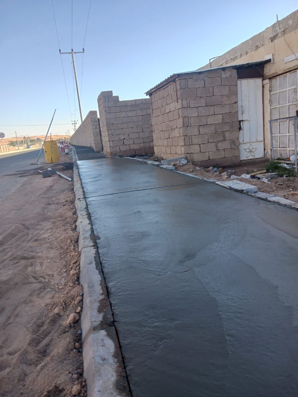 Ad Diriyah, Construction, Concrete Work