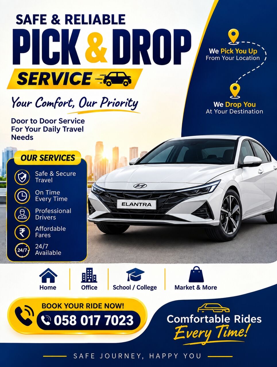 Jeddah, Business, Pick And Drop Service (school_ Offices _ Market_ Hospitals)