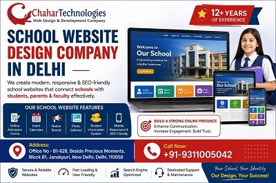 New Delhi, Web Design & Development, SEO-Friendly School Website Design Company In Delhi