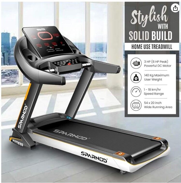Al Tubaishi, Appliances, SAR 2100,  Sparnod Heavy-Duty Folding Treadmill For Sale &ndash; Excellent Condition