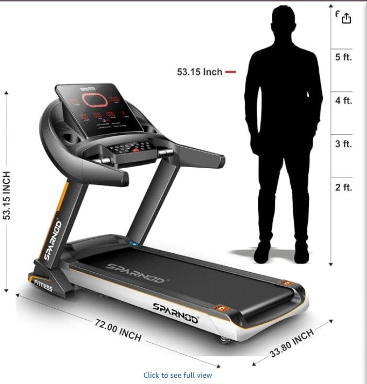 Al Tubaishi, Appliances, SAR 2100,  Sparnod Heavy-Duty Folding Treadmill For Sale &ndash; Excellent Condition