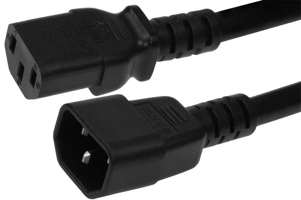 New York, Electronics, USD 4,  Global IEC C14 To C13 Extension Power Cord 17/3 SJT (10A 250V)