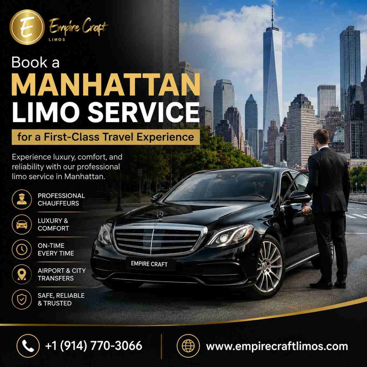 New York, Travel, Book A Manhattan Limo Service For A First-Class Travel Experience