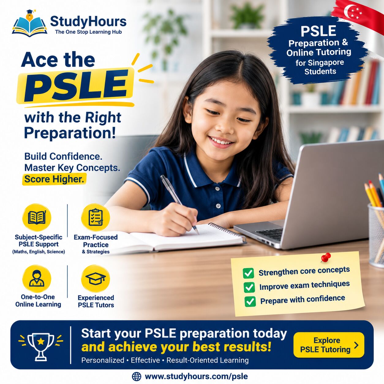 Dubai, Lessons Offered, Complete PSLE Preparation Online | Expert PSLE Tutors