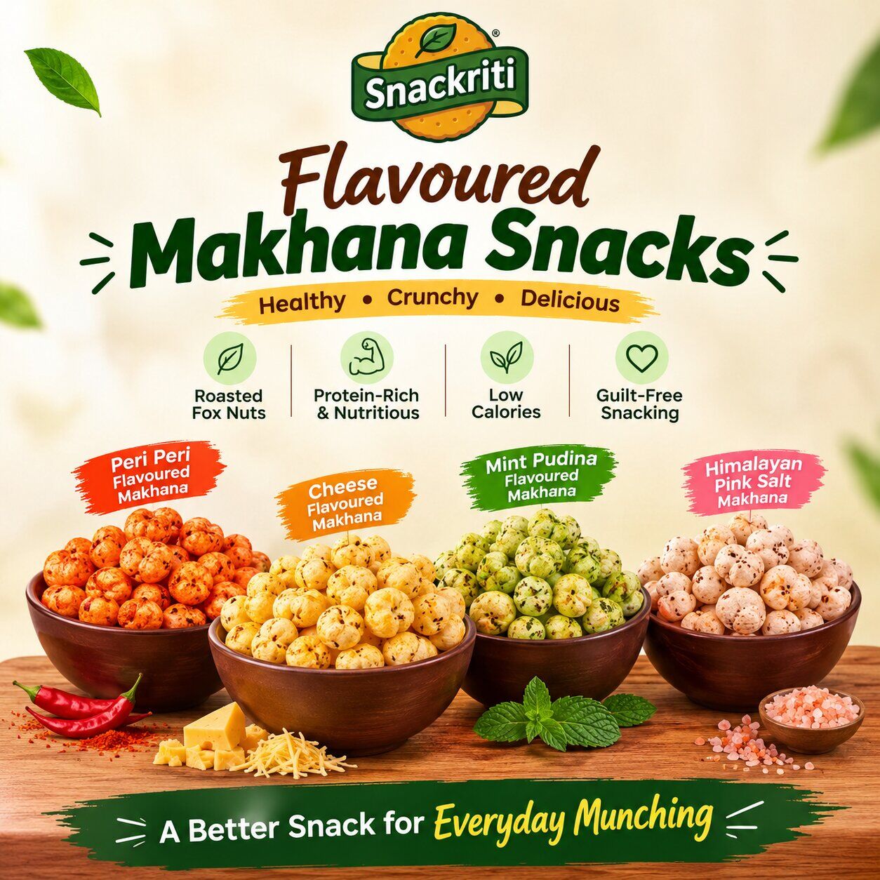 Mumbai, Food, Flavoured Makhana Snacks: Healthy, Crunchy & Tasty Makhana Options