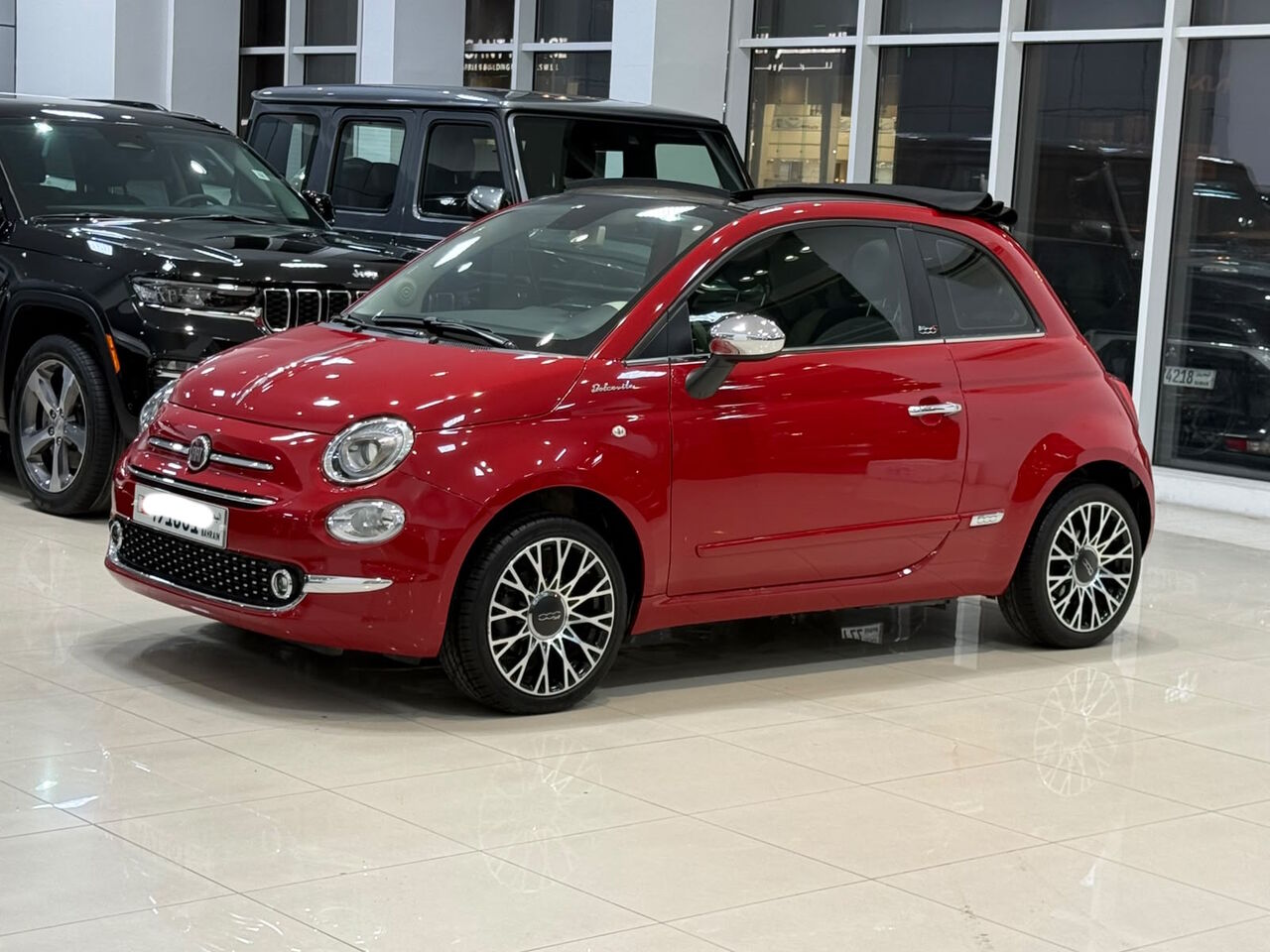 Manama, Vehicles, Cars & Trucks , BHD 4950,  Fiat 500,  2022,  Automatic,  12100 KM,   Dolcevita  (Red)