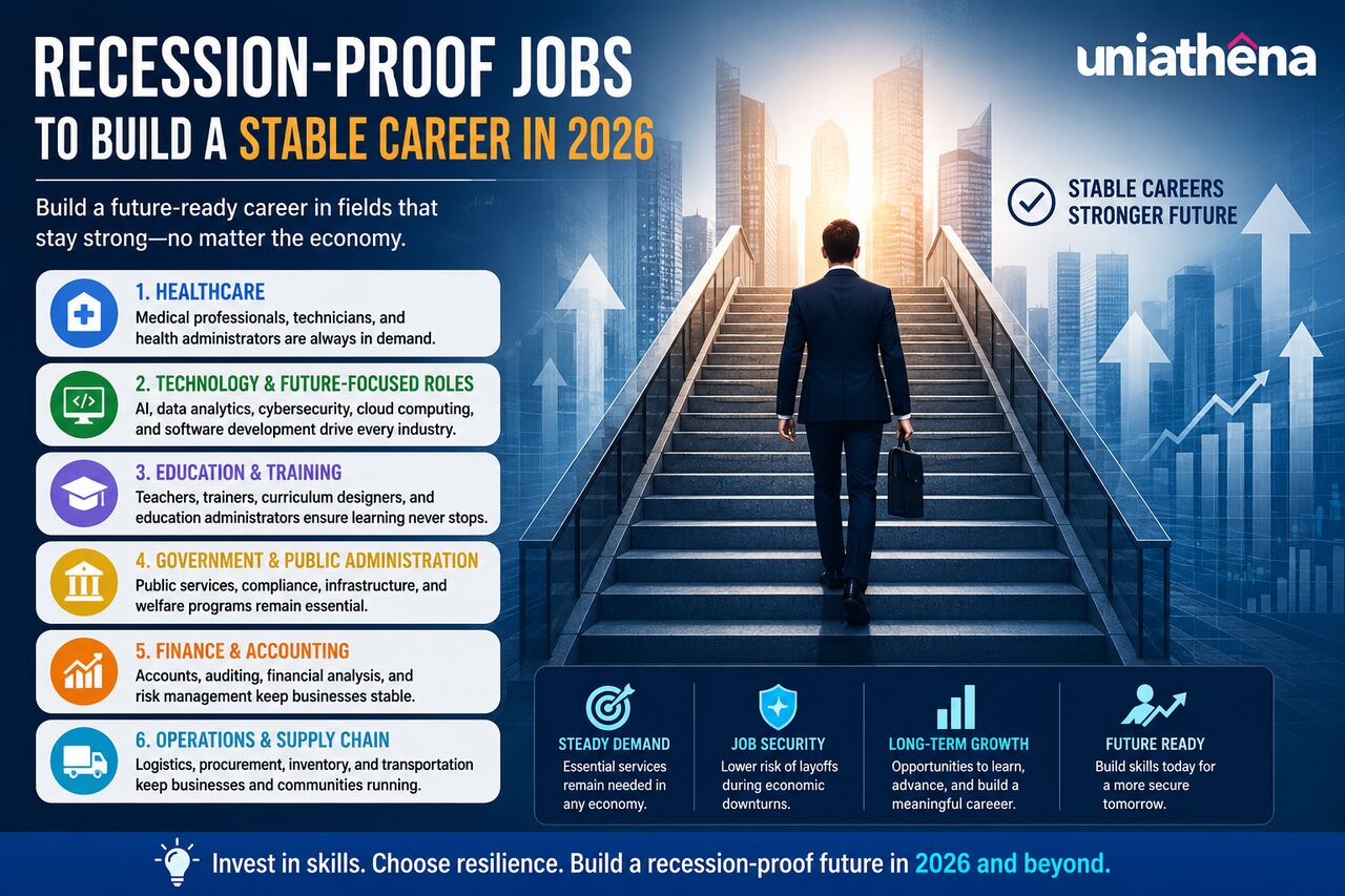 Manila, Education, Recession-Proof Jobs To Build A Stable Career In 2026 | UniAthena