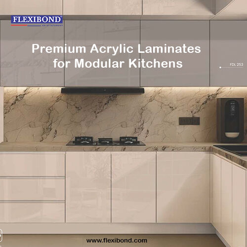 Mumbai, Business, Premium Acrylic Laminates For Modular Kitchens | Flexibond