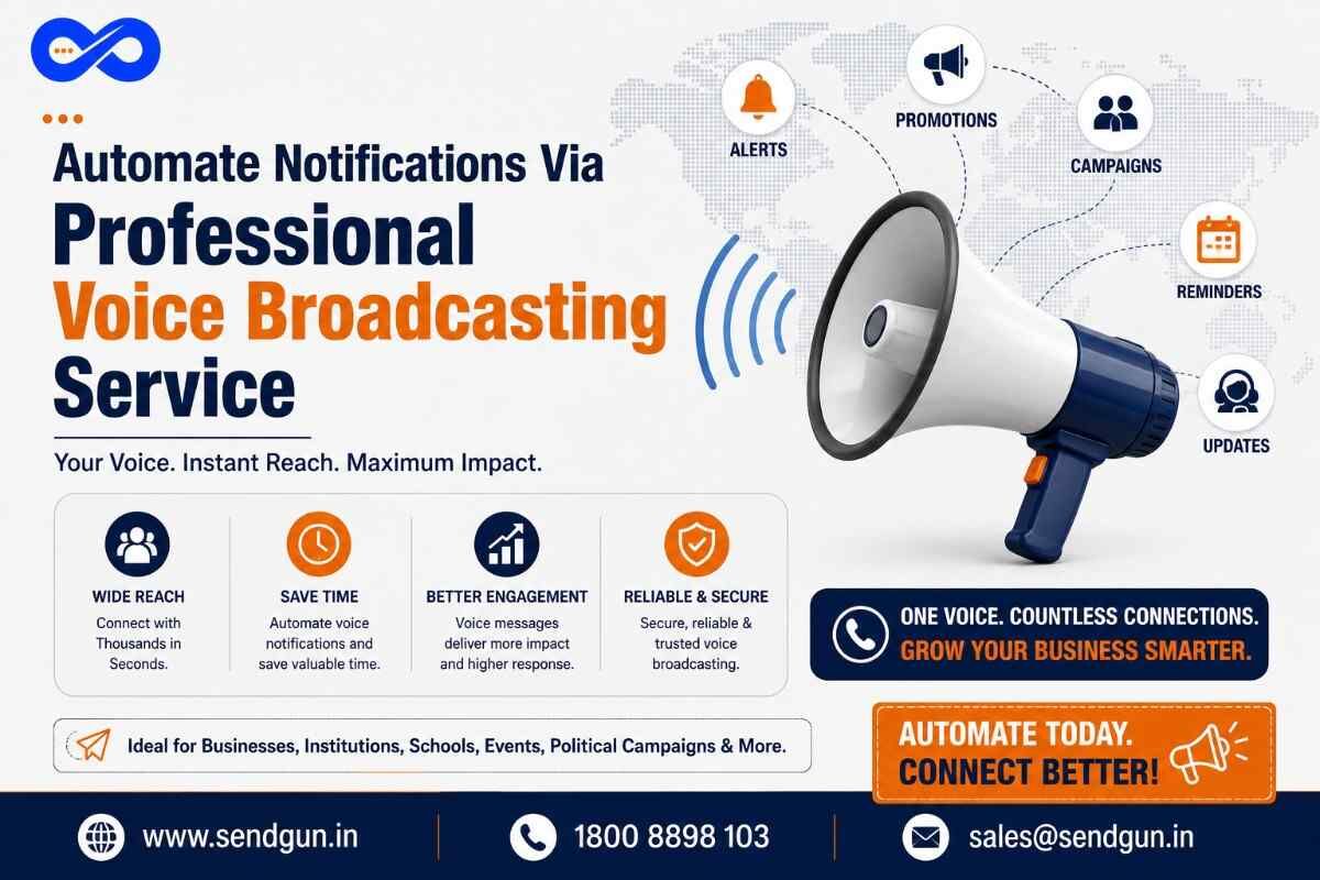 Mumbai, Marketing, Automate Notifications Via Professional Voice Broadcasting Service