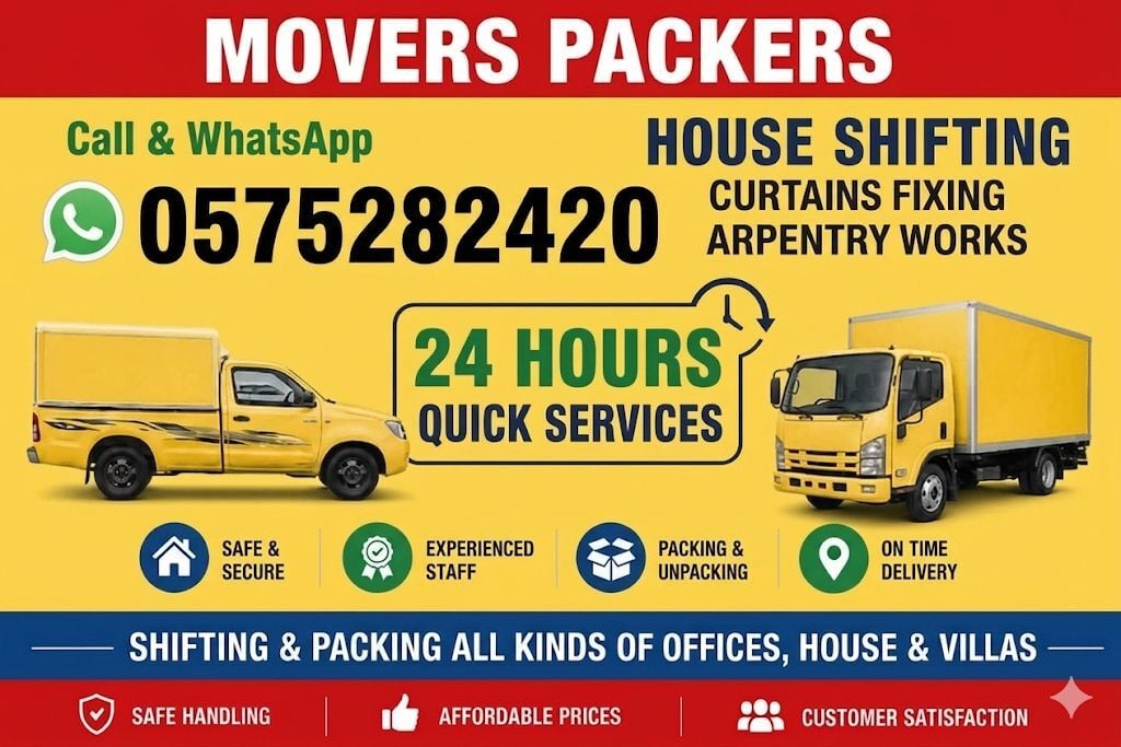 Al Badiah, Relocation, H26PROFESSIONAL(PAKISTANi)♥️MOVERS❤️PACKERS◼️PEST CONTORL SOLUTION BEST PIRCE0575282420