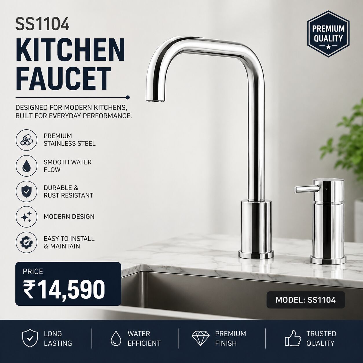 New Delhi, Household Items, INR 14590,  Premium Tap For Kitchen Sink For Modern Kitchens