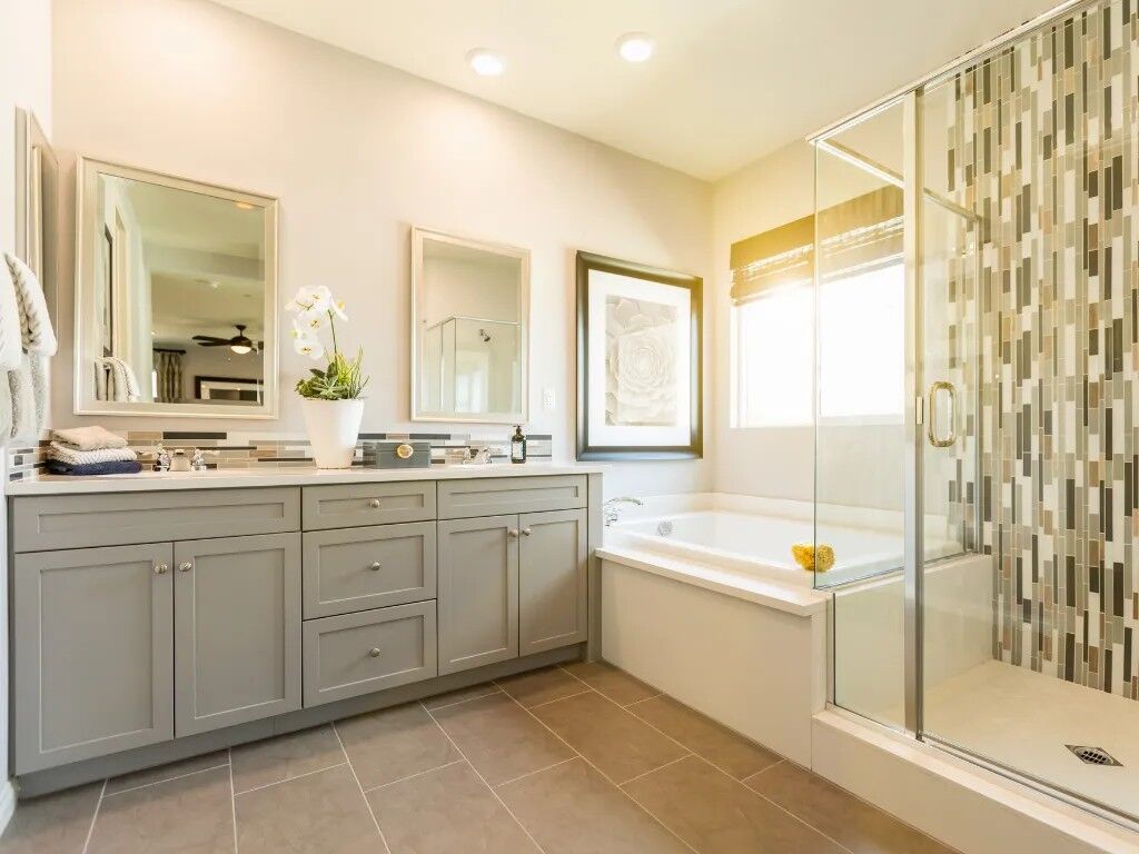 New York, Business, Modern Master Bathroom Remodel Ideas