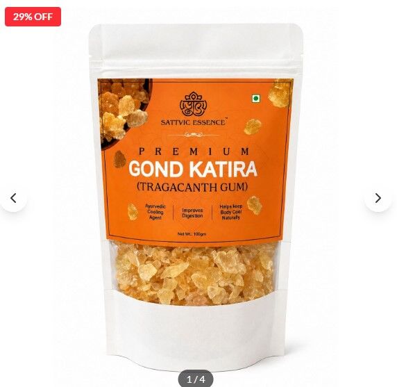 Noida, Food, INR 250,  Shop Gond Katira Online For Fasting Essentials | Sattvic Essence!