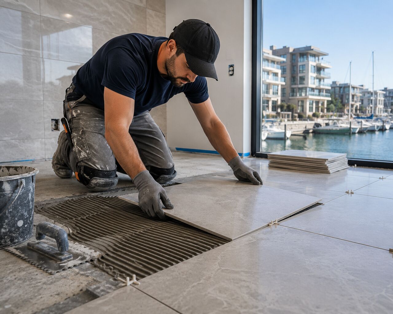 San Francisco, Construction, Tile Installation Marina District