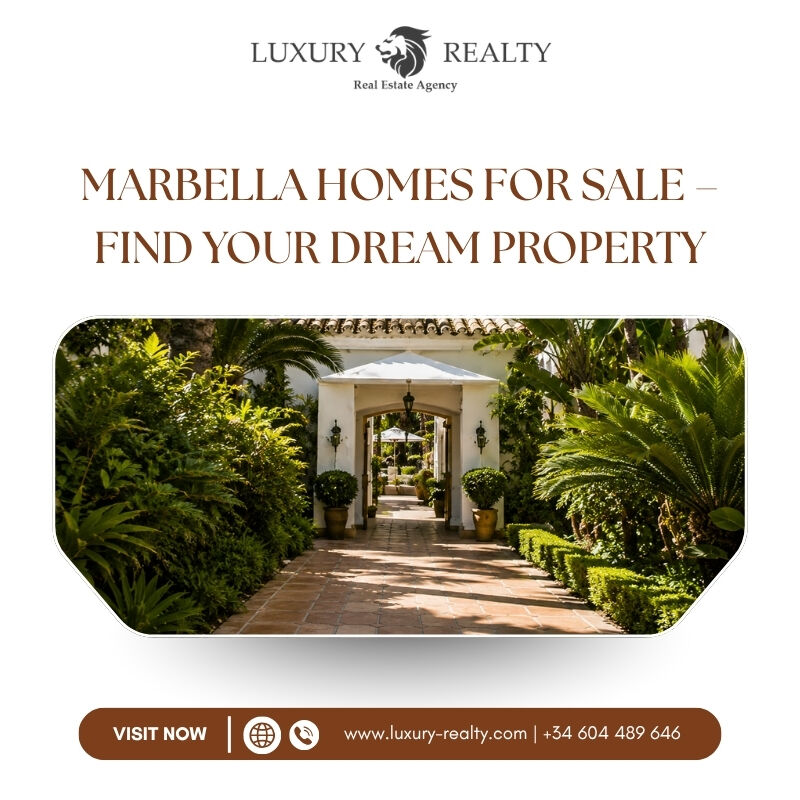 Marbella, Real Estate, Marbella Homes For Sale &ndash; Find Your Dream Property