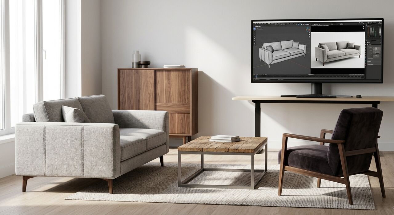 New York, Furniture, USD 50,  Buy Free 3D Furniture Rendering Services For Your Furniture Designs