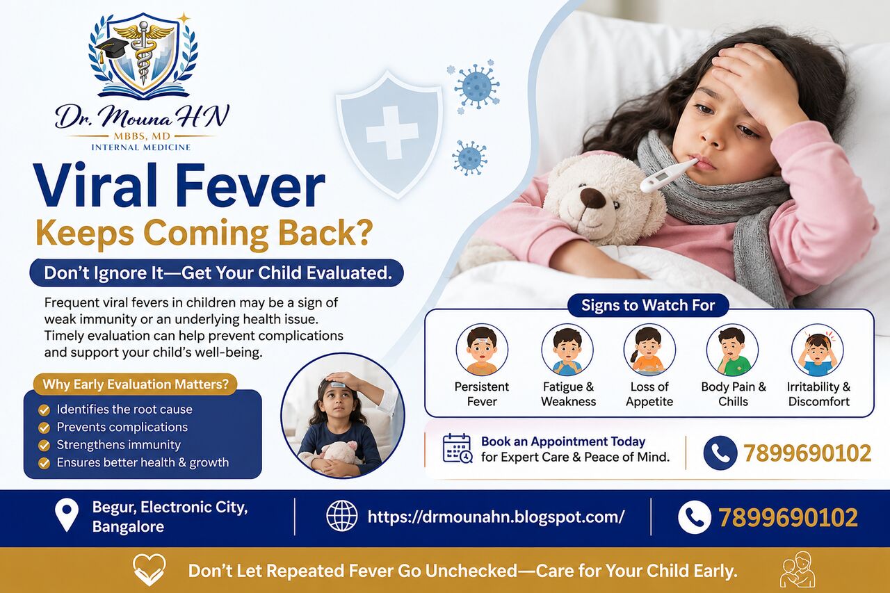 Bangalore, Health, Viral Fever Keeps Coming Back? Don&rsquo;t Ignore It&mdash;Get Your Child Evaluated