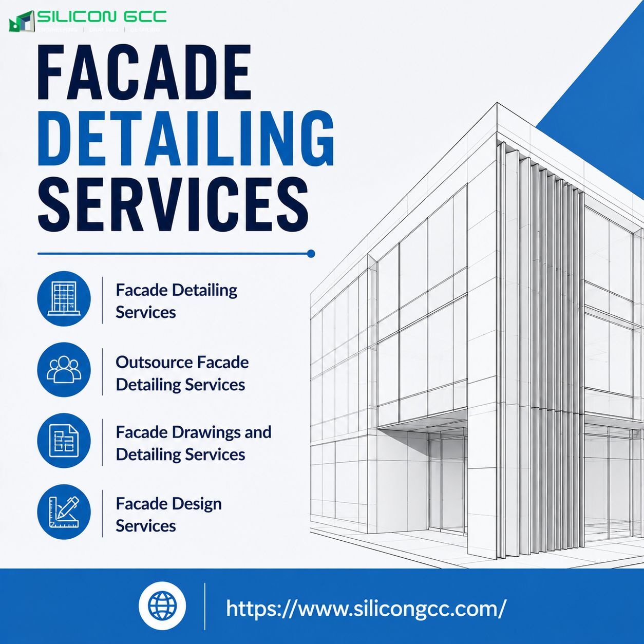 Sharjah, Construction, Facade Drawing Services In Sharjah, UAE