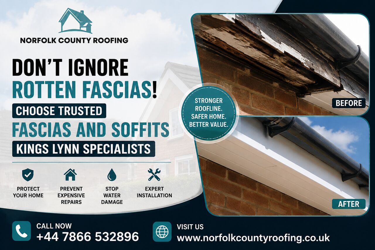 London, Construction, Don&rsquo;t Ignore Rotten Fascias! Choose Trusted Fascias And Soffits Kings Lynn Specialists