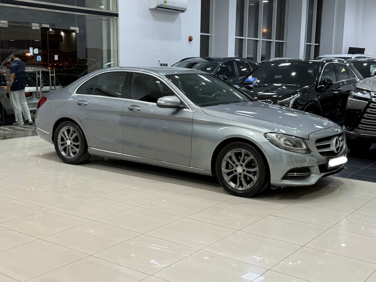 Manama, Vehicles, Cars & Trucks , BHD 4700,  Mercedes Benz C-180,  2015,  Automatic,  197450 KM,   /  (Silver)