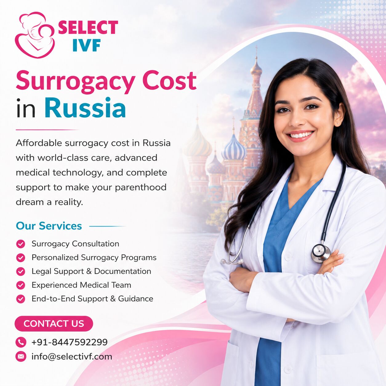 Moscow, Health, Surrogacy Cost Russia