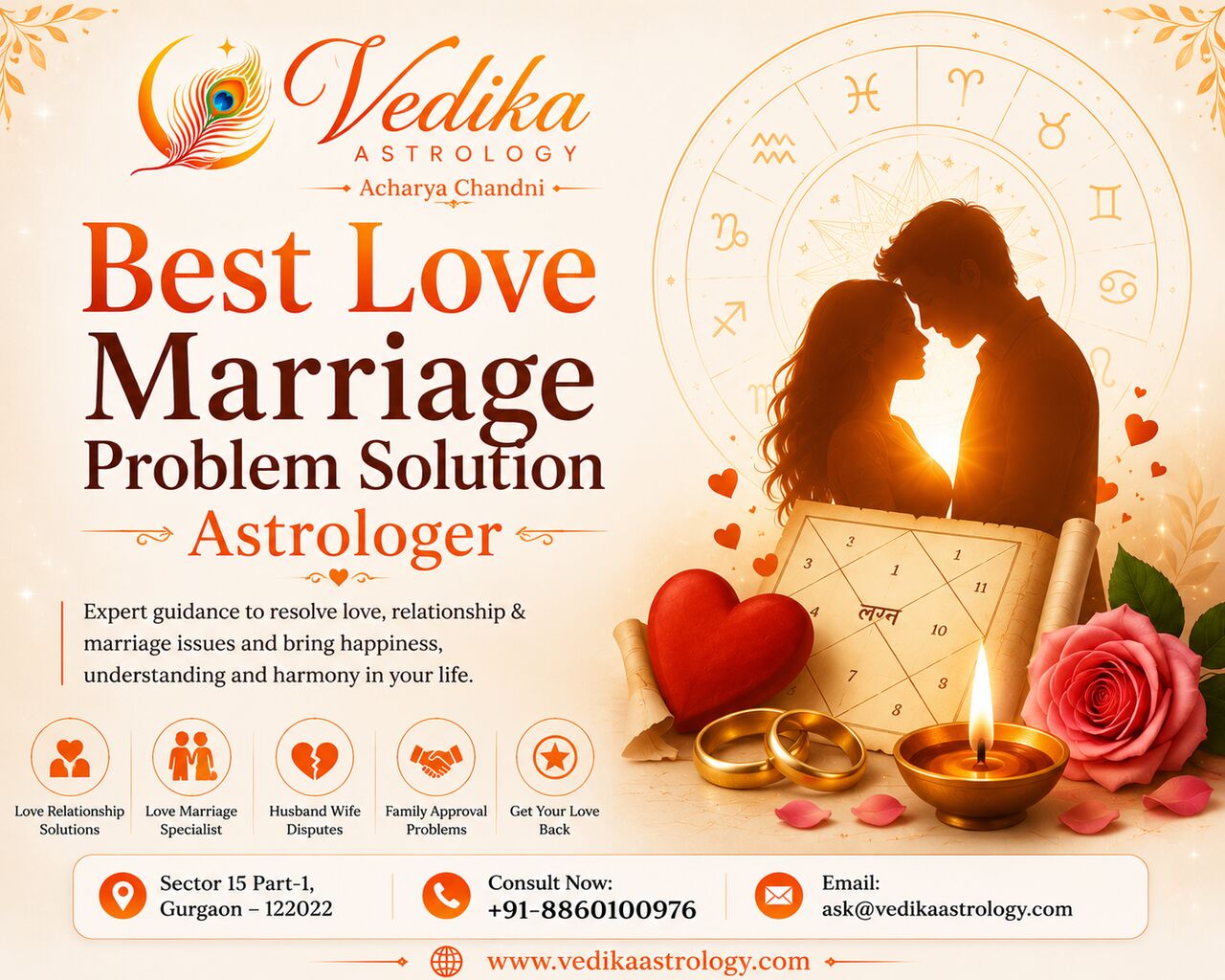 Gurgaon, Guest Posting, Best Love Marriage Problem Solution Astrologer &ndash; Love & Marriage Guidance