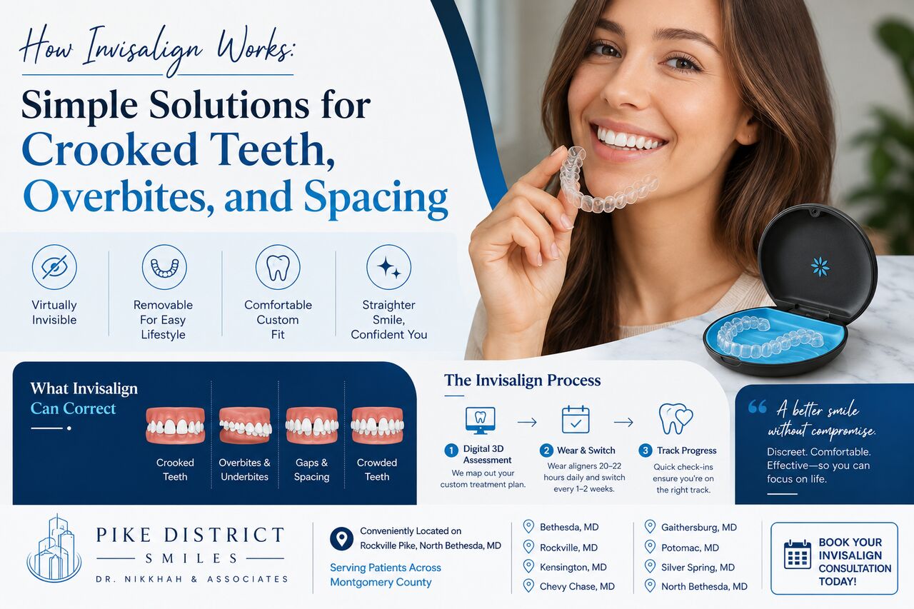 Washington DC, Health & Beauty Items, USD 25,  How Invisalign Works: Simple Solutions For Crooked Teeth, Overbites, And Spacing