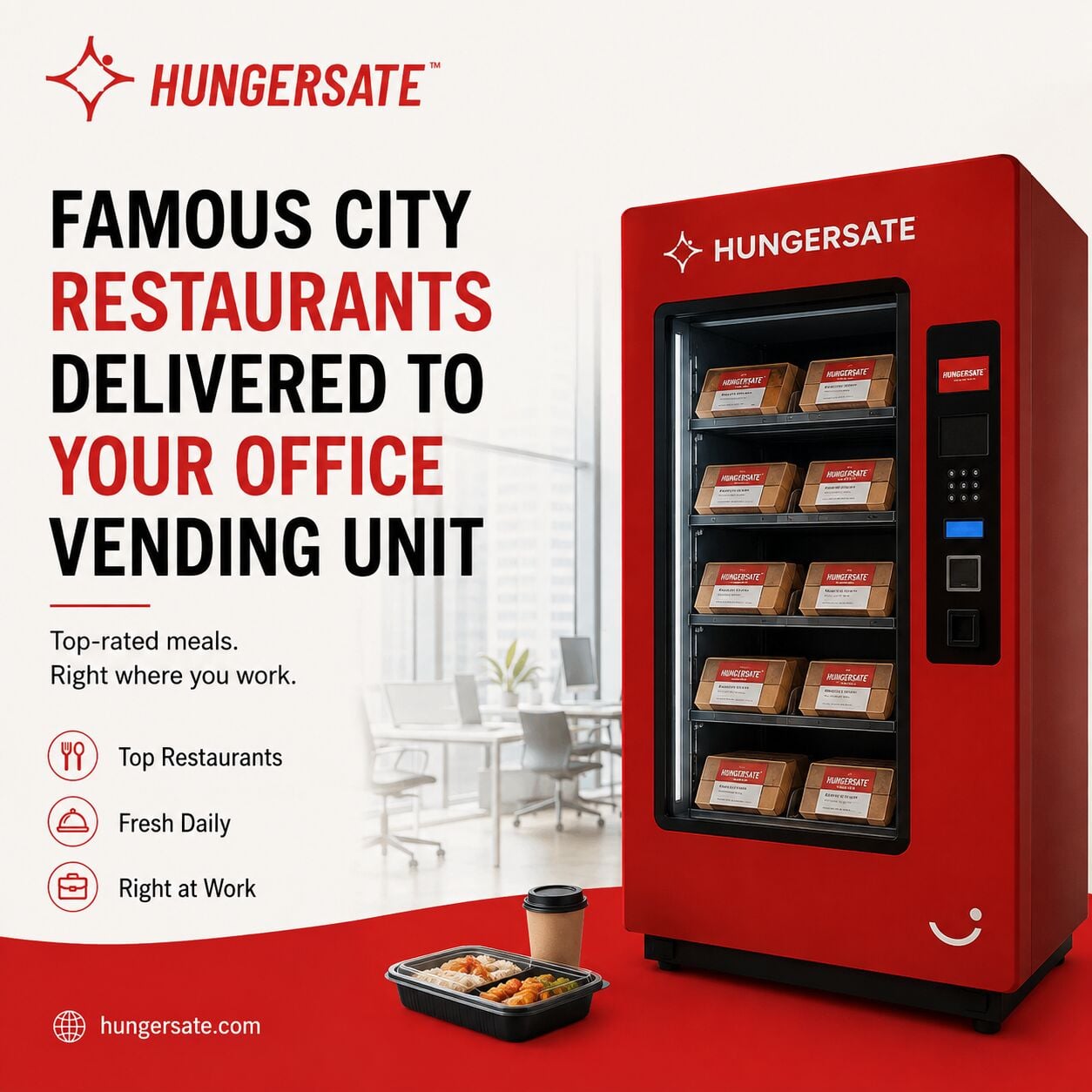 Hyderabad, Food Delivery, Famous City Restaurants Delivered To Your Office Vending Unit