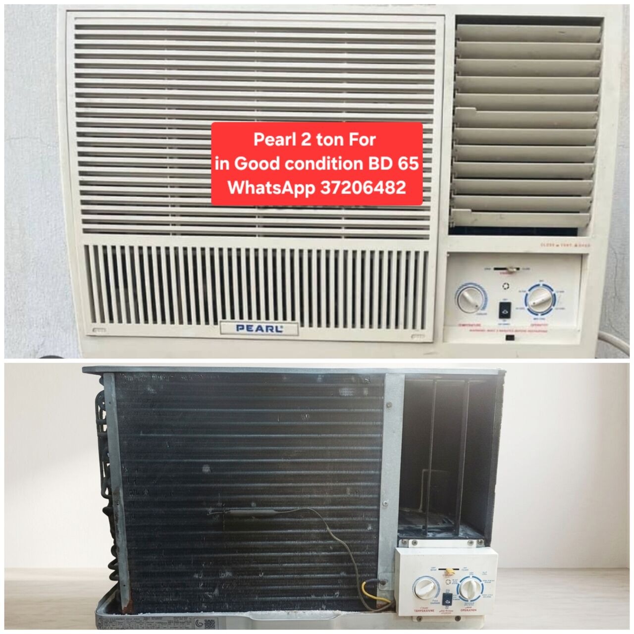 Manama, Air Conditioners, BHD 65,  ✅️ Pearl 2 Ton Window Ac For Sale In Good Condition With Delivery