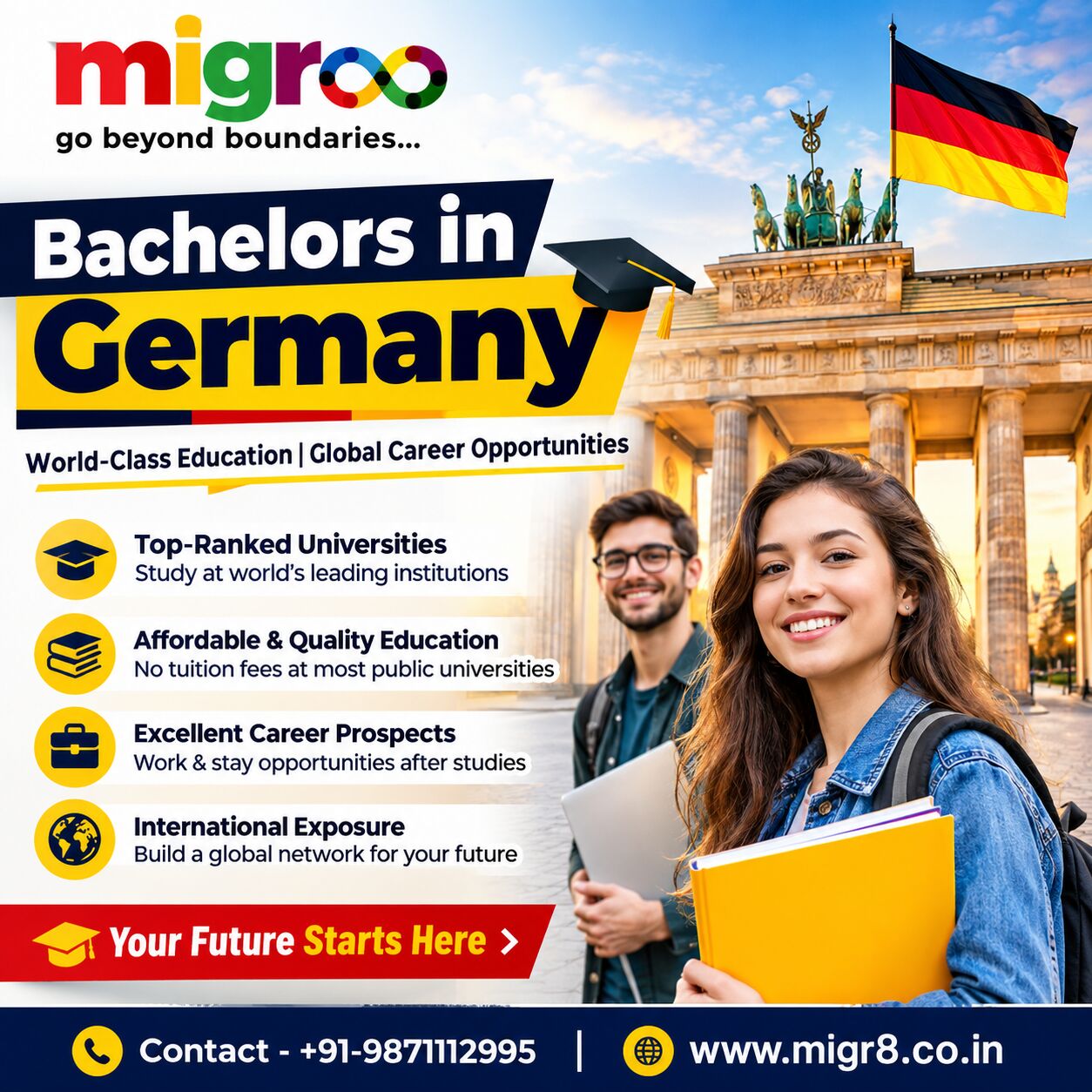 New Delhi, Free Items, Bachelors In Germany