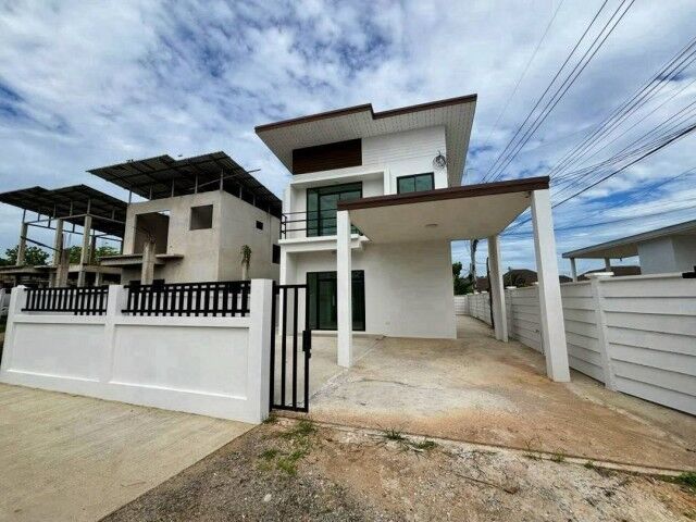 Bangkok, Real Estate For Sale, THB 3100000,  4 BR,  50 Sq. Feet,  Saraphi Zone, Price Only 3.1 Million, 50 Sq M. Newly Built 2-storey Detached House #near