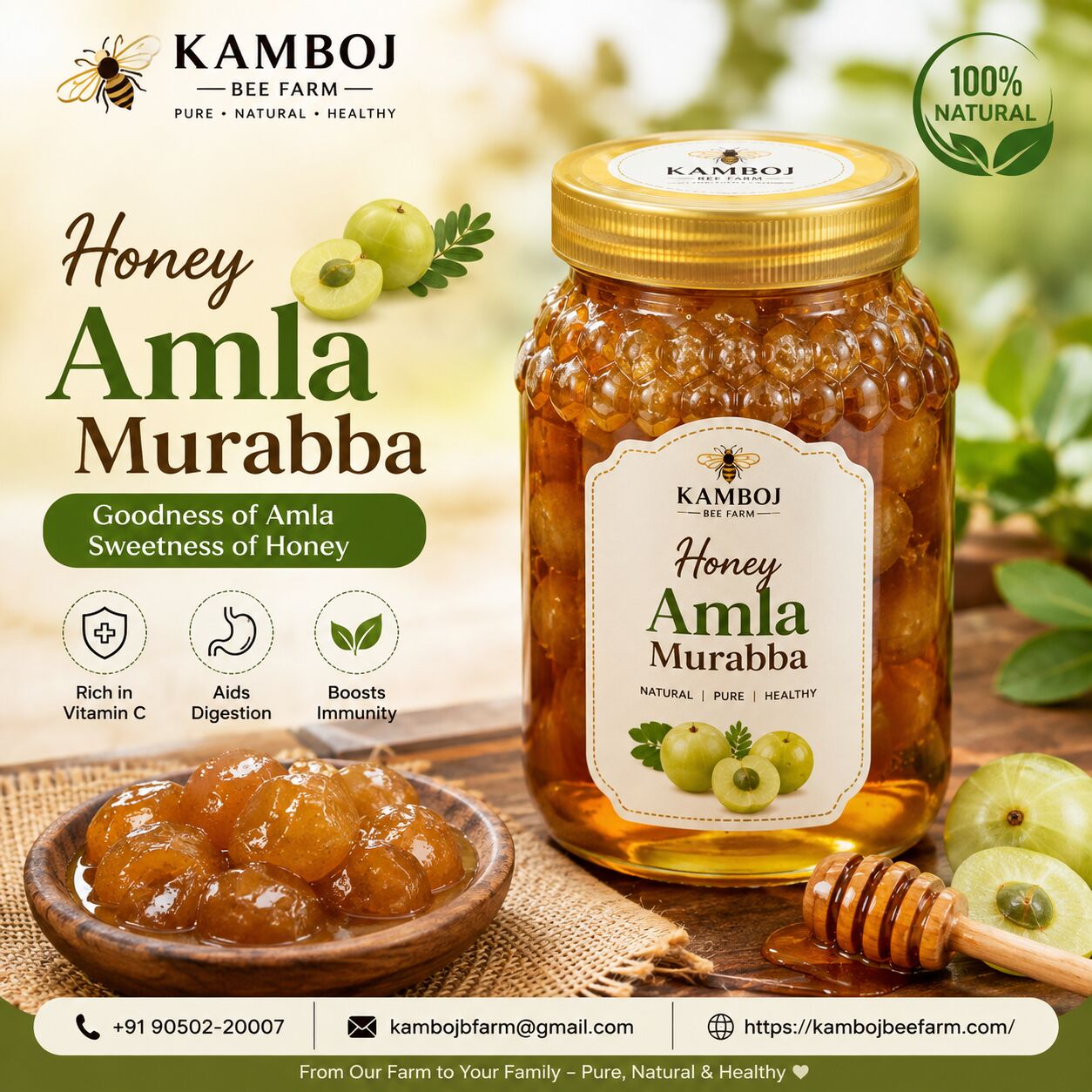 Mumbai, Food, INR 180,  Honey Amla Murabba