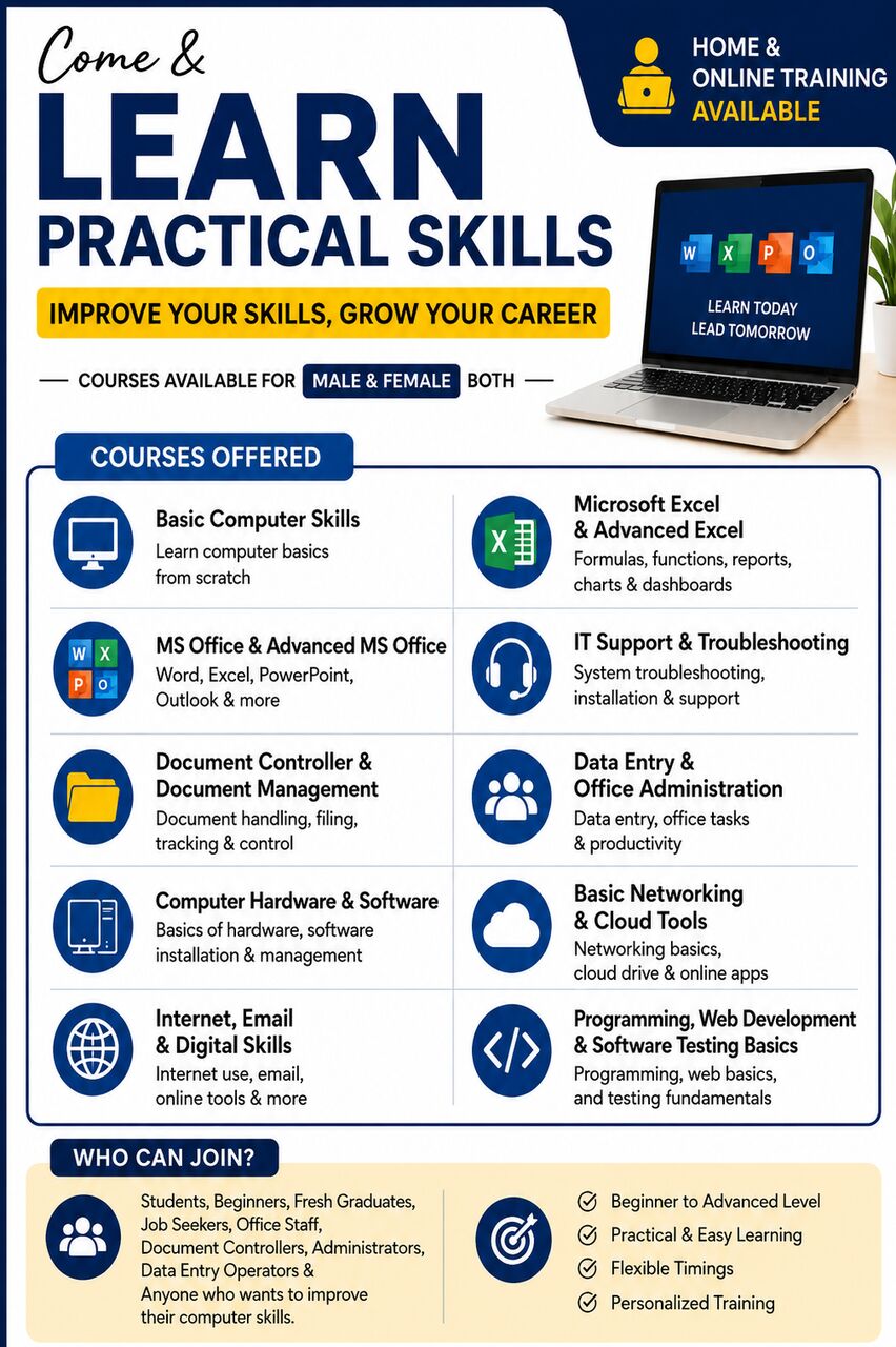 Riyadh, Jobs, Learn Skills اسکلز سیکھیں