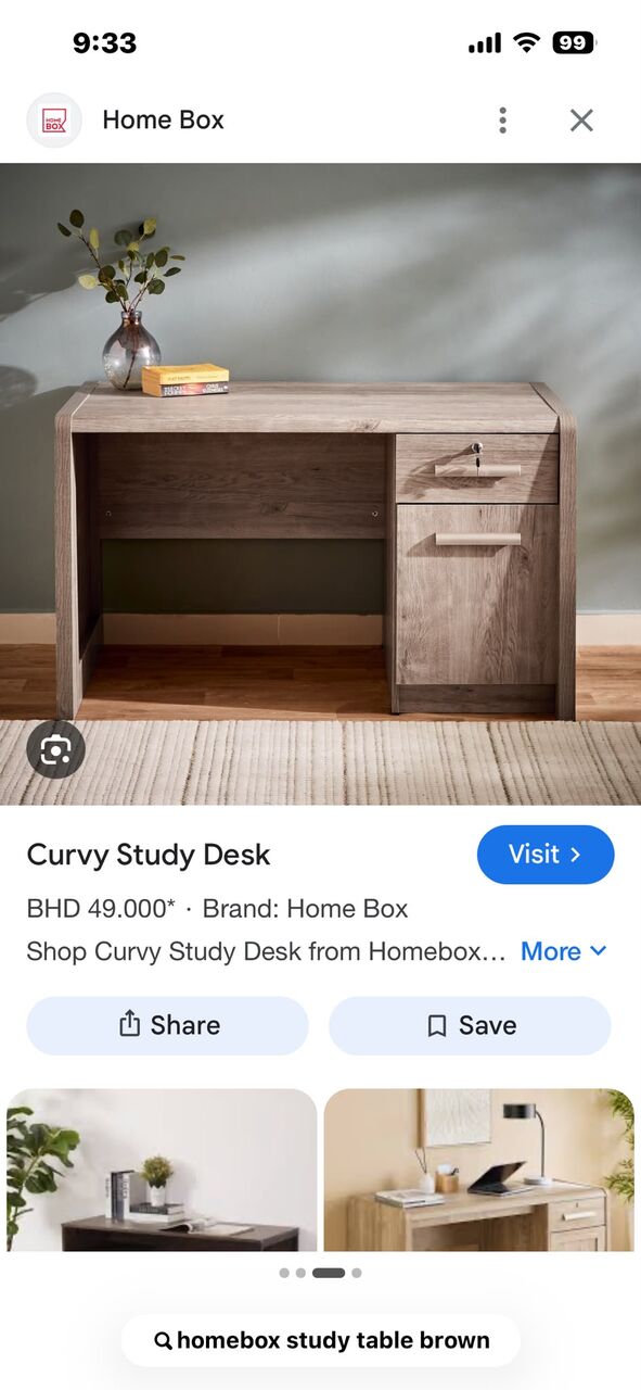 Jidhafs, Furniture, BHD 50,  Urgent Sale Study Table & Chair Same As New