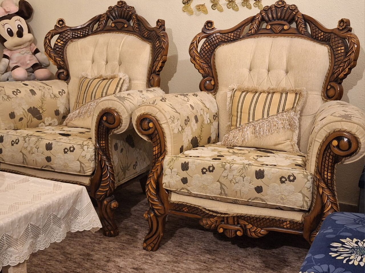 Jubail, Furniture, SAR 1000,  7 Seater Solid Wood Sofa Set