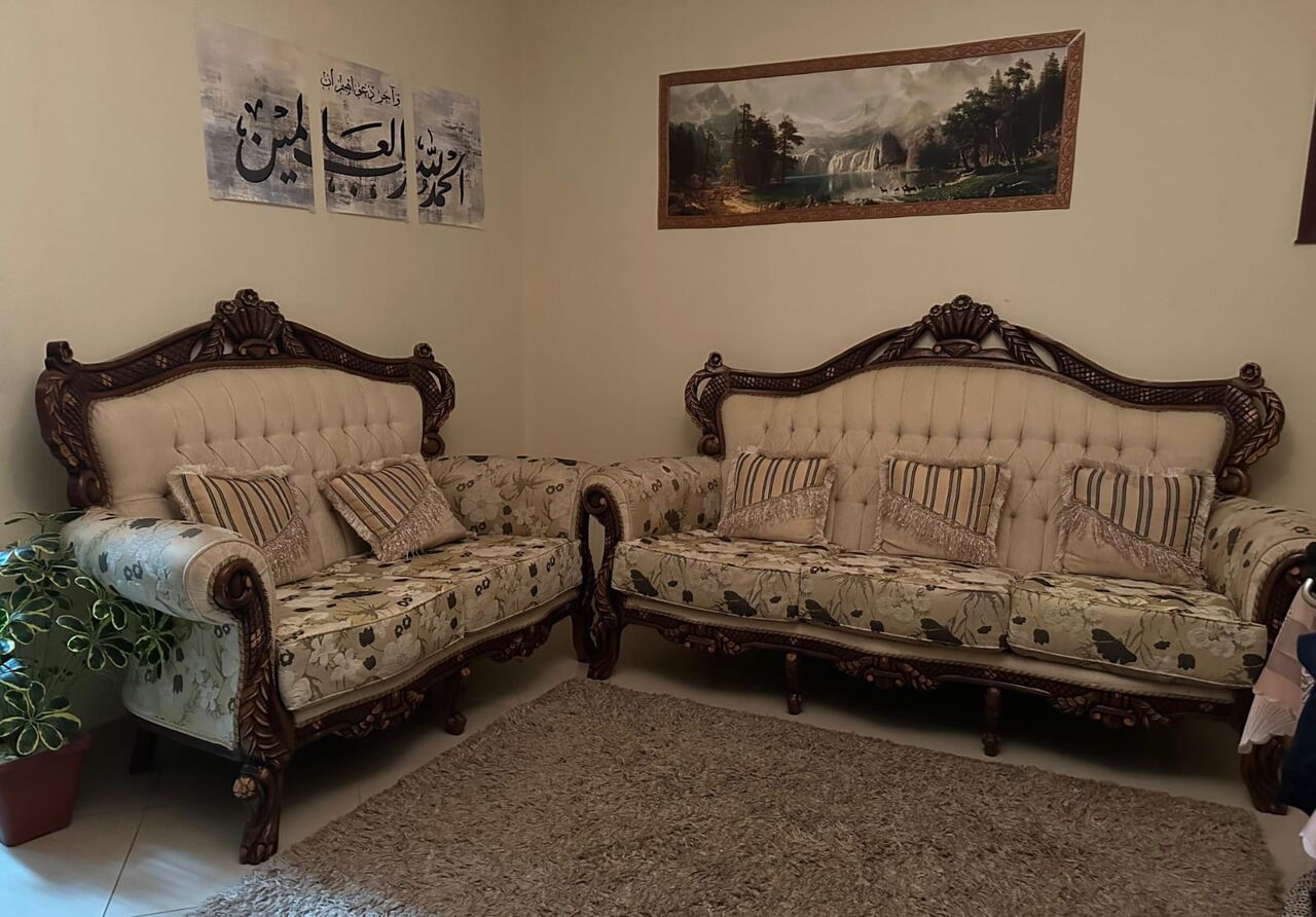 Jubail, Furniture, SAR 1000,  7 Seater Solid Wood Sofa Set