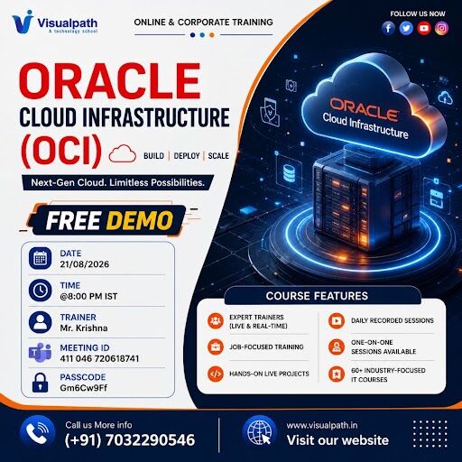 Hyderabad, Lessons Offered, Join Oracle Cloud Infrastructure Free Demo On August 21